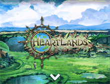 Tablet Screenshot of heartlandsgame.com